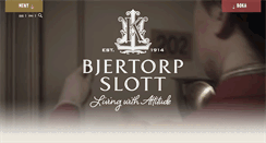 Desktop Screenshot of bjertorpslott.se